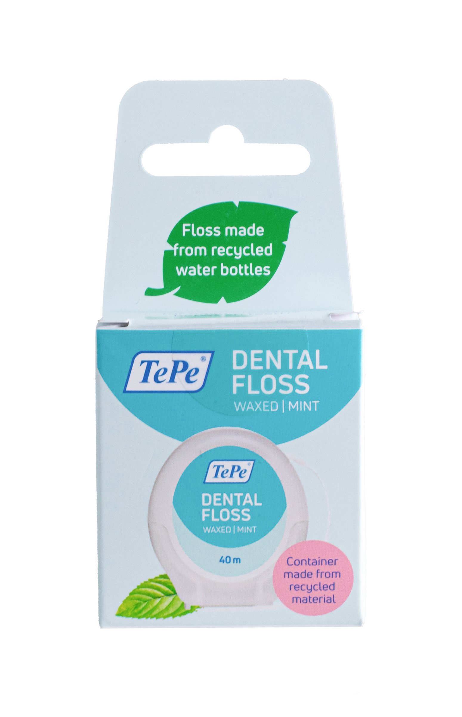 TePe Dental Floss expandujúca voskovaná zubná niť s mätovou príchuťou 40 m